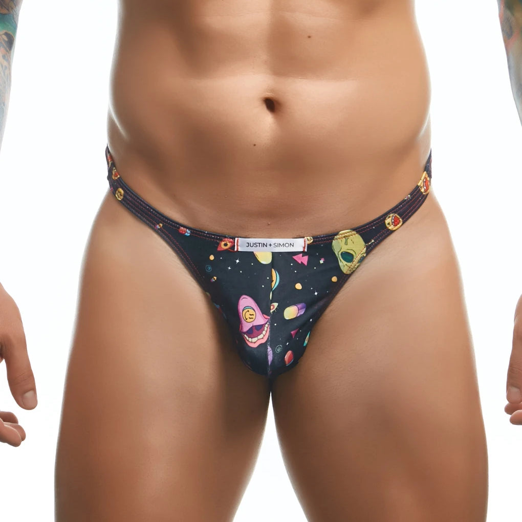 Mens Classic Thong Fun Prints by J+S