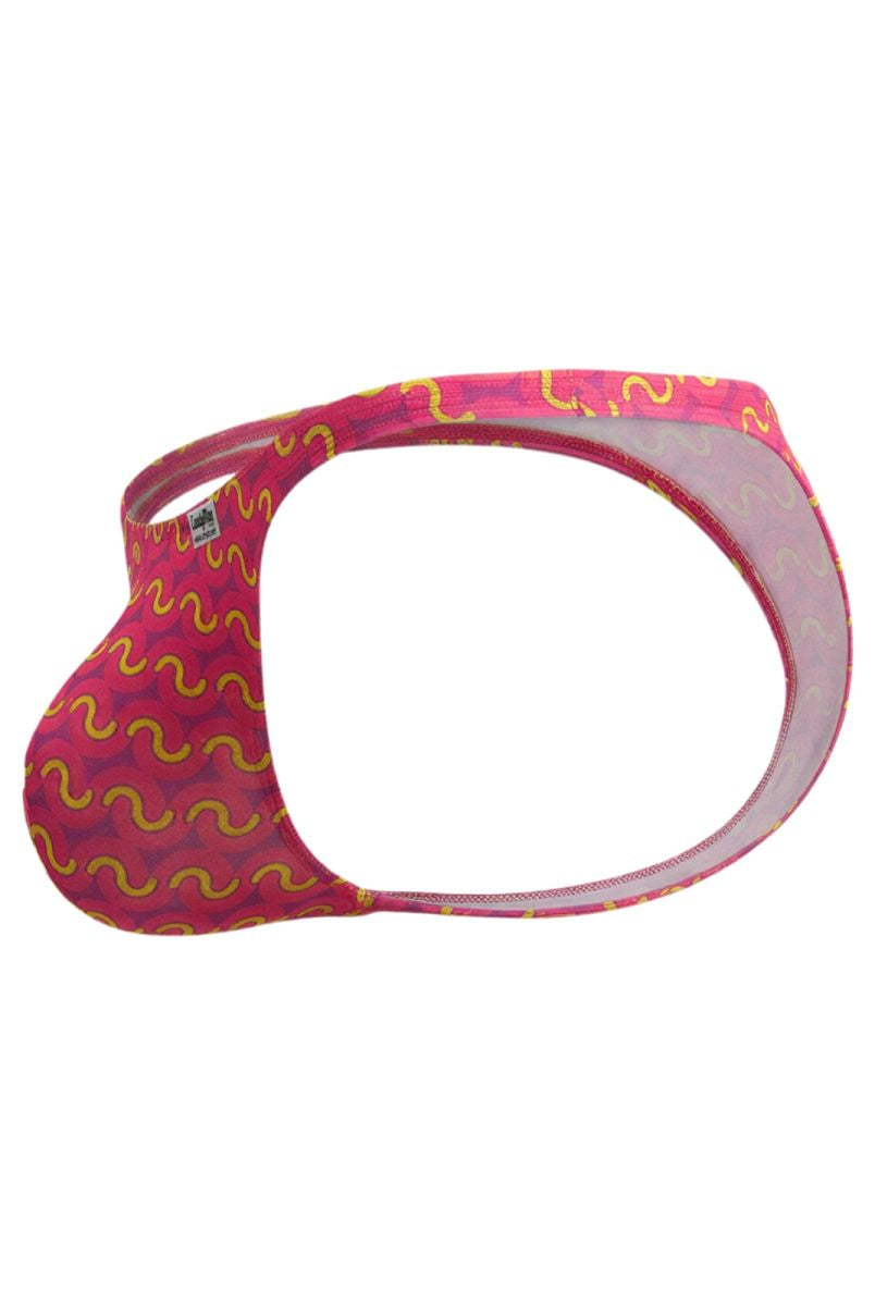 fuchsia printed low-rise men's thong - CandyMan 99924 - view 3