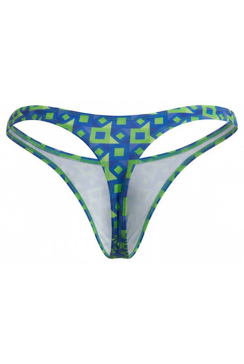 navy printed low-rise men's thong - CandyMan 99924 - view 2