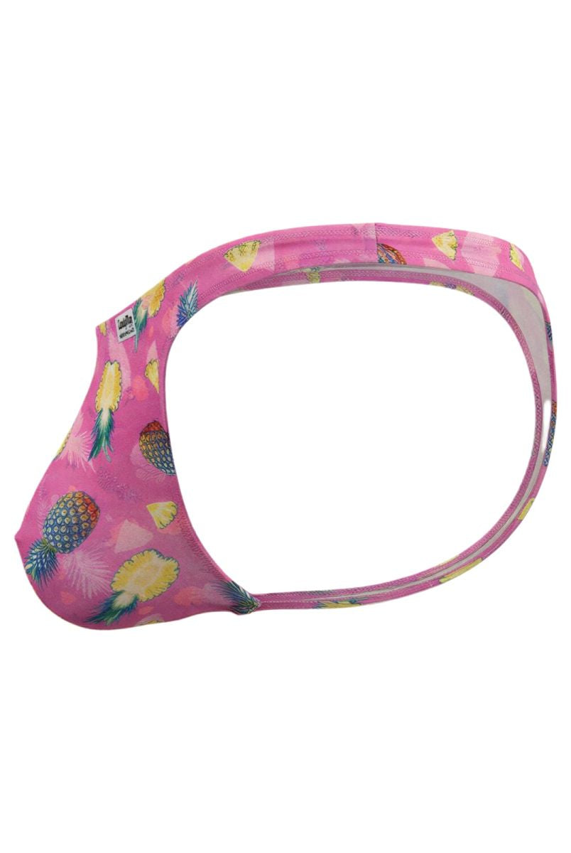 pink printed low-rise men's thong - CandyMan 99924 - view 3