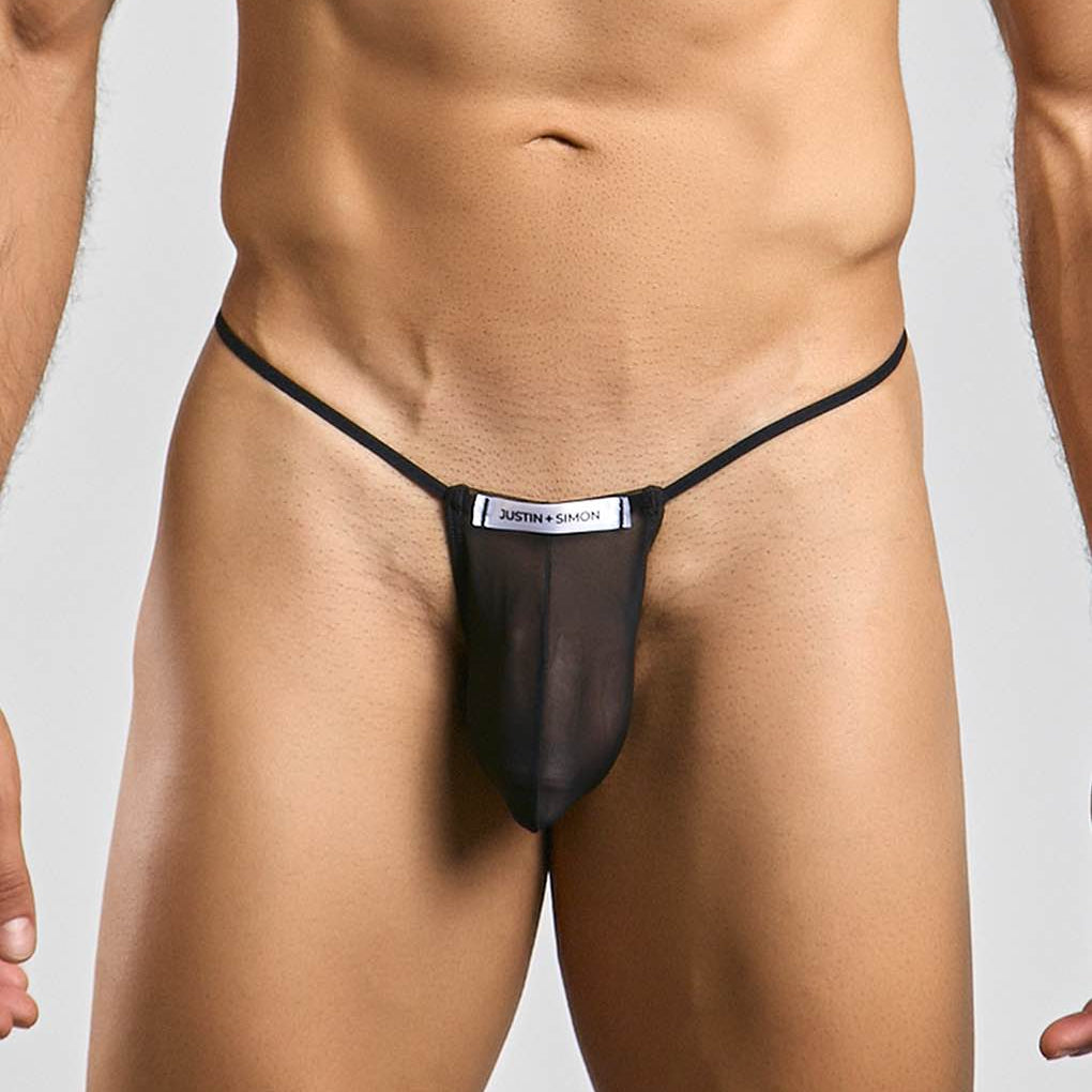 Mens Classic G-String Bulge Mesh by J+S