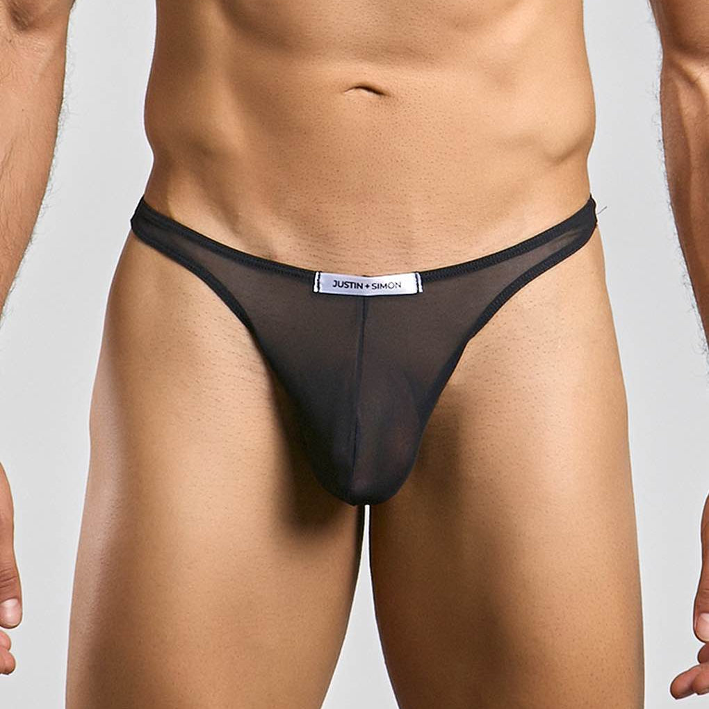 Mens Classic Thong Sheer by J+S