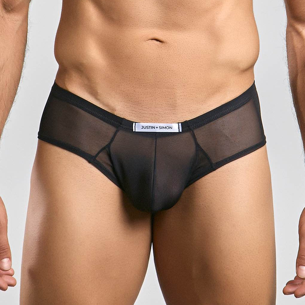 Men's Cheeky Mesh Underwear by J+S