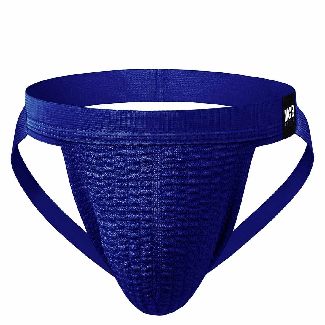 MOB Fetish Swim Jockstrap Blue 3D View