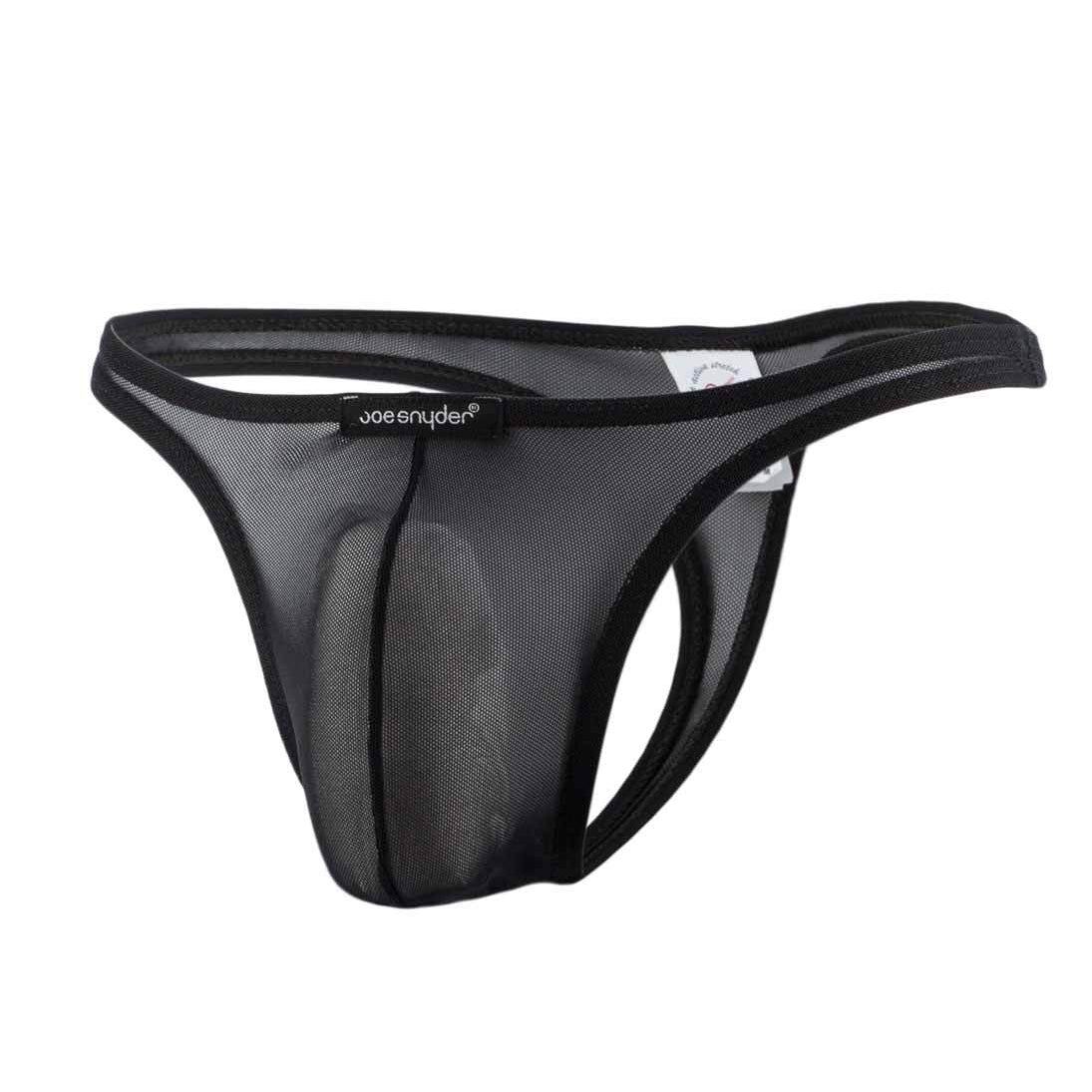 Joe Snyder Thong Black Mesh