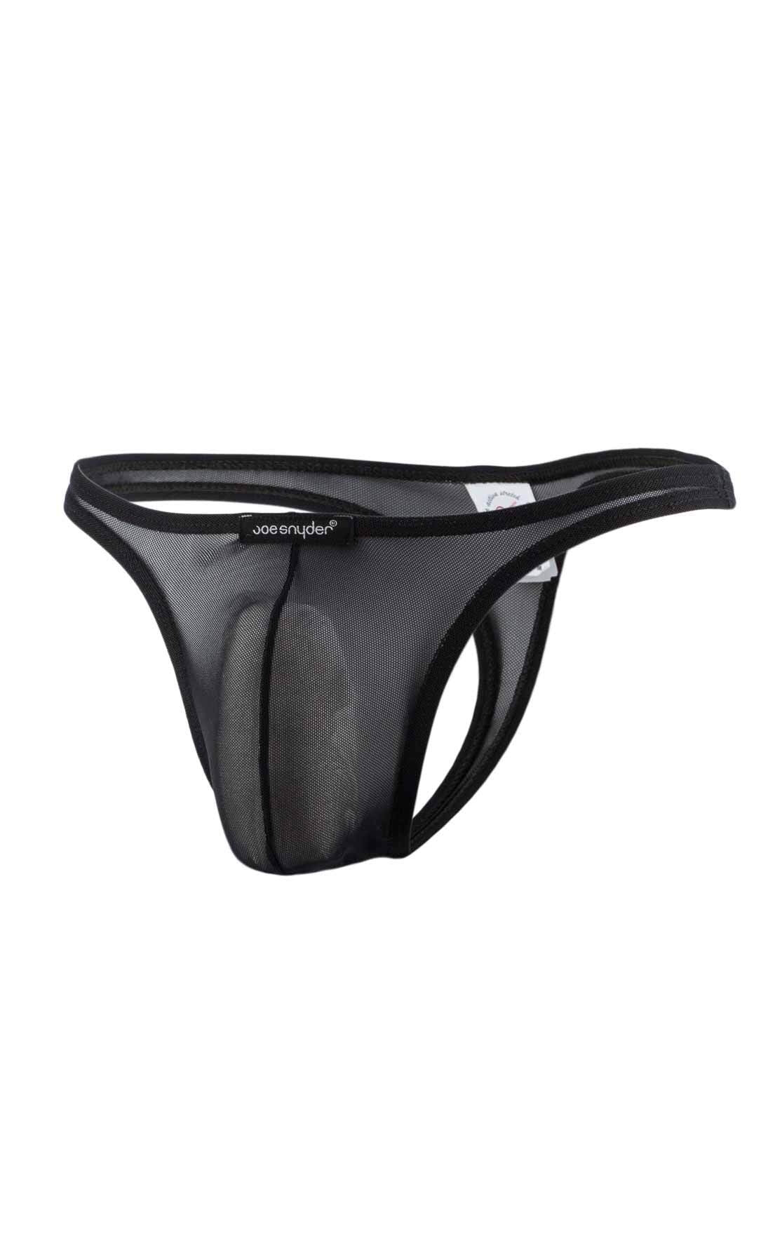 Joe Snyder Thong Black Mesh