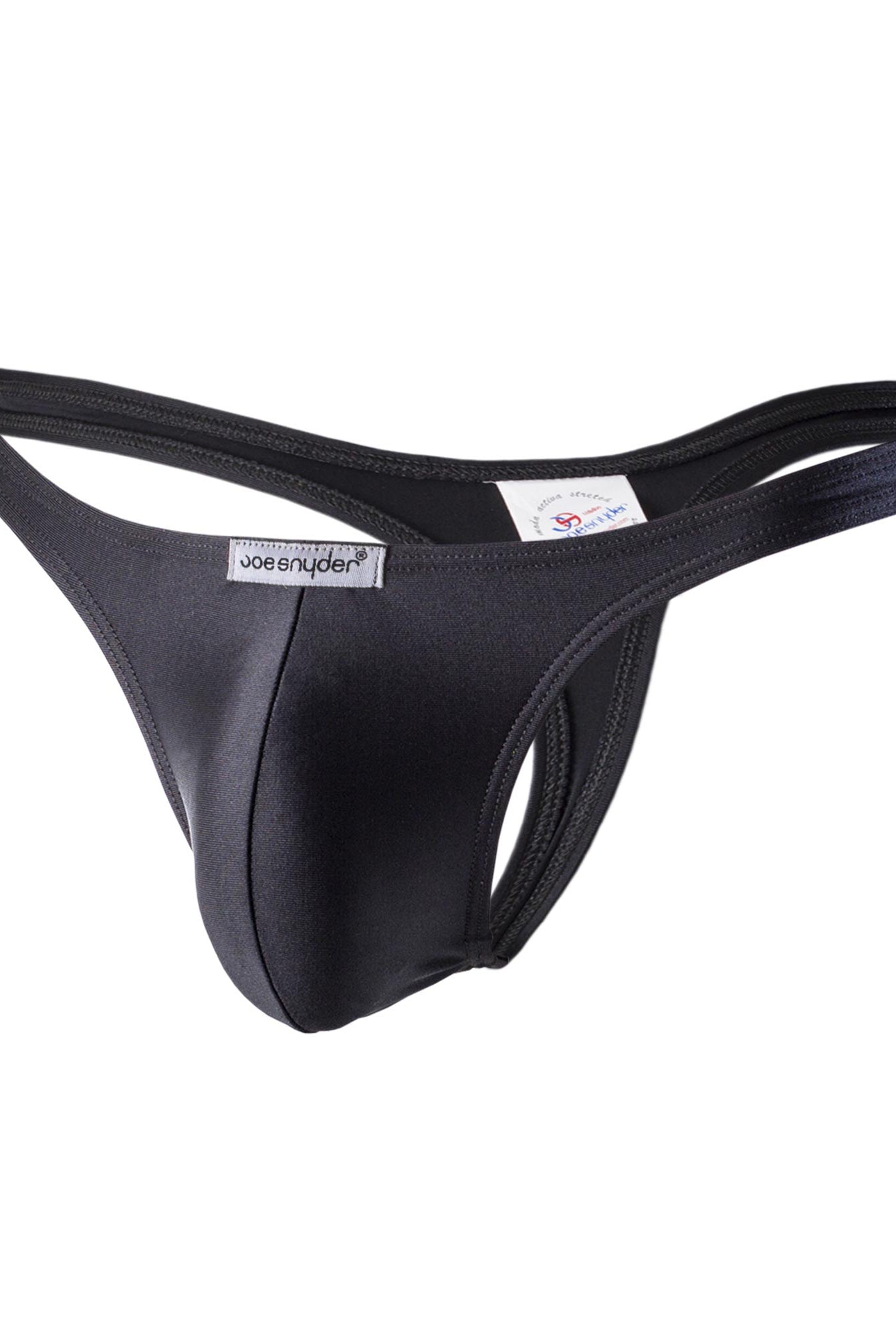 Joe Snyder Polyester Thong Black
