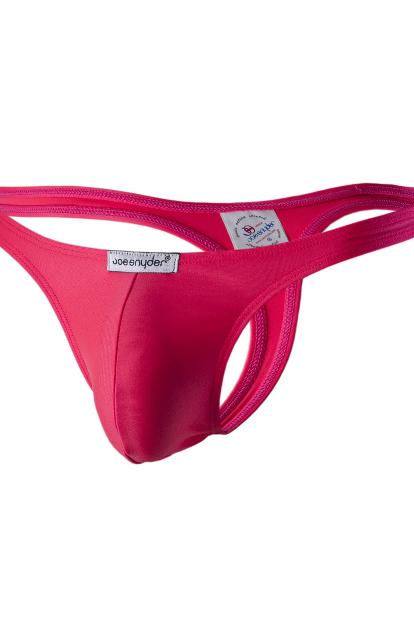 Joe Snyder Polyester Thong Neon Pink