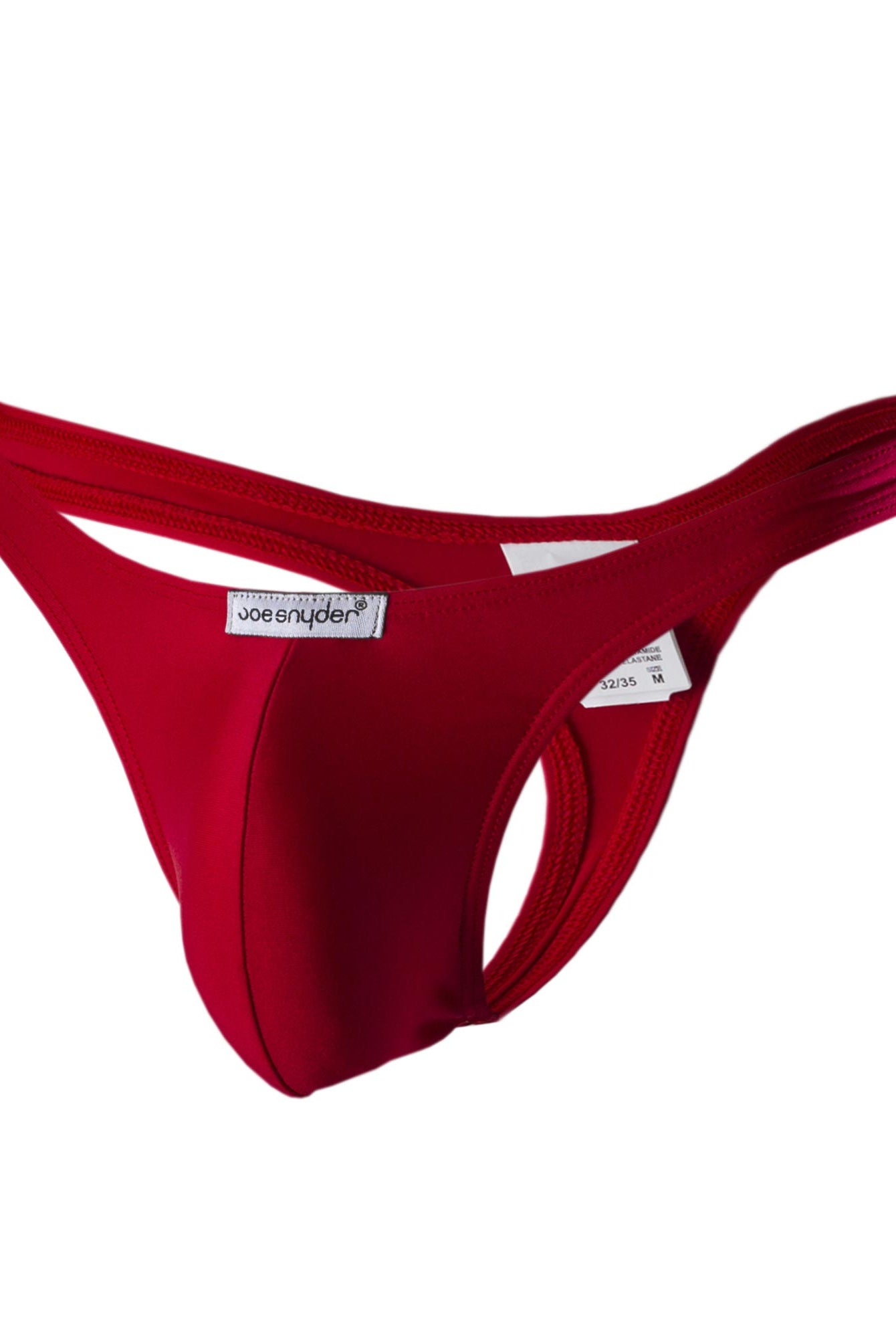 Joe Snyder Polyester Thong Red