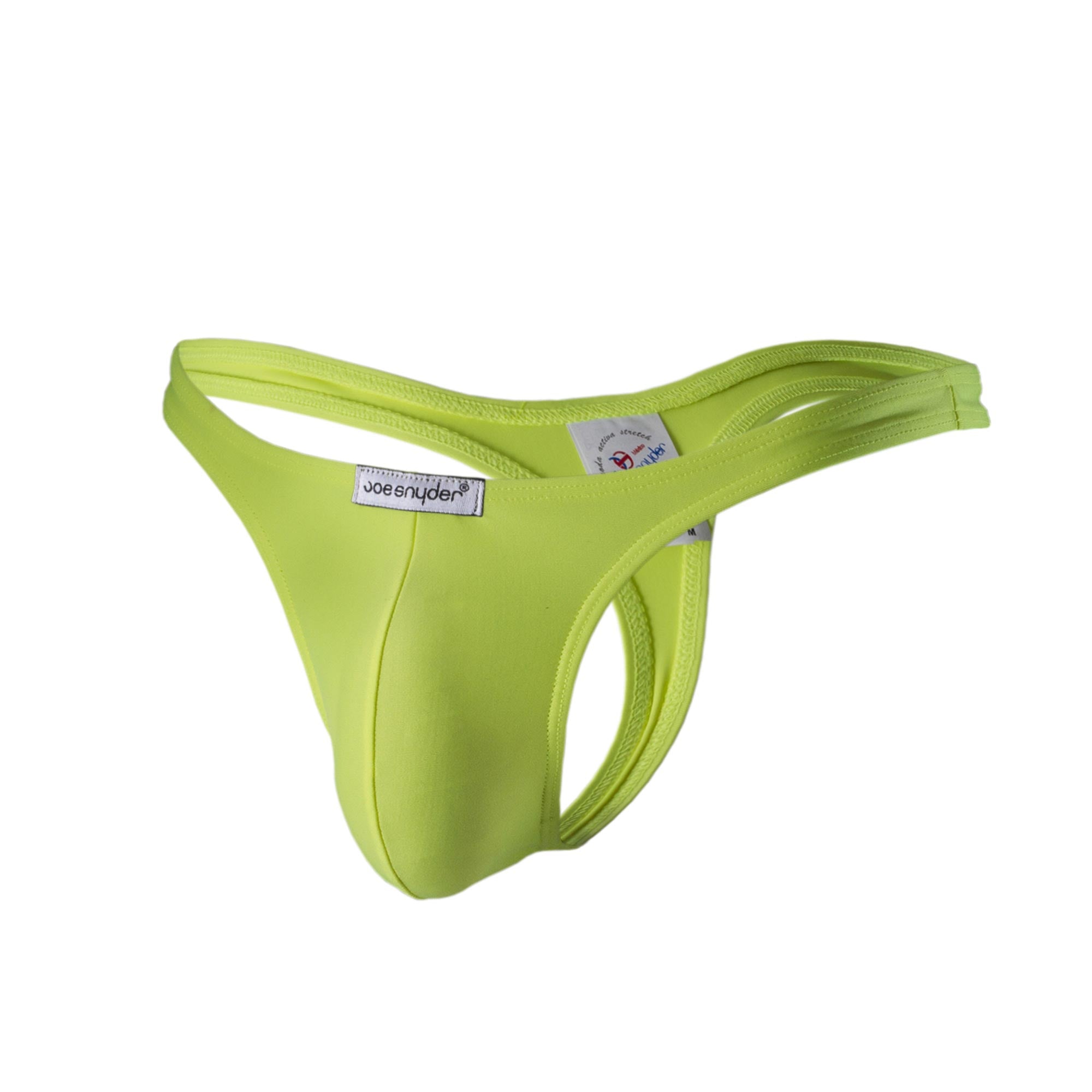 Joe Snyder Polyester Thong Yellow