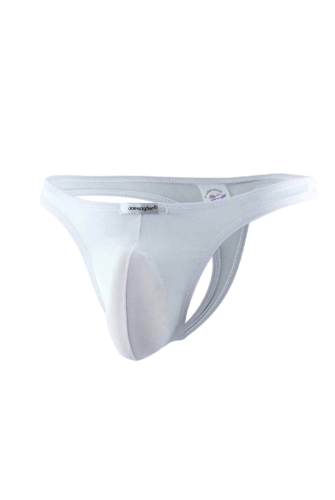 Joe Snyder Thong White Mesh