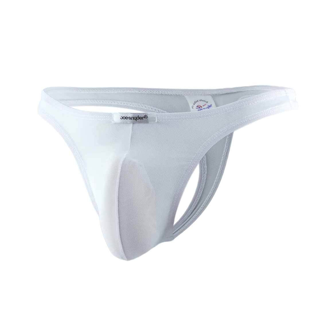 Joe Snyder Thong White Mesh