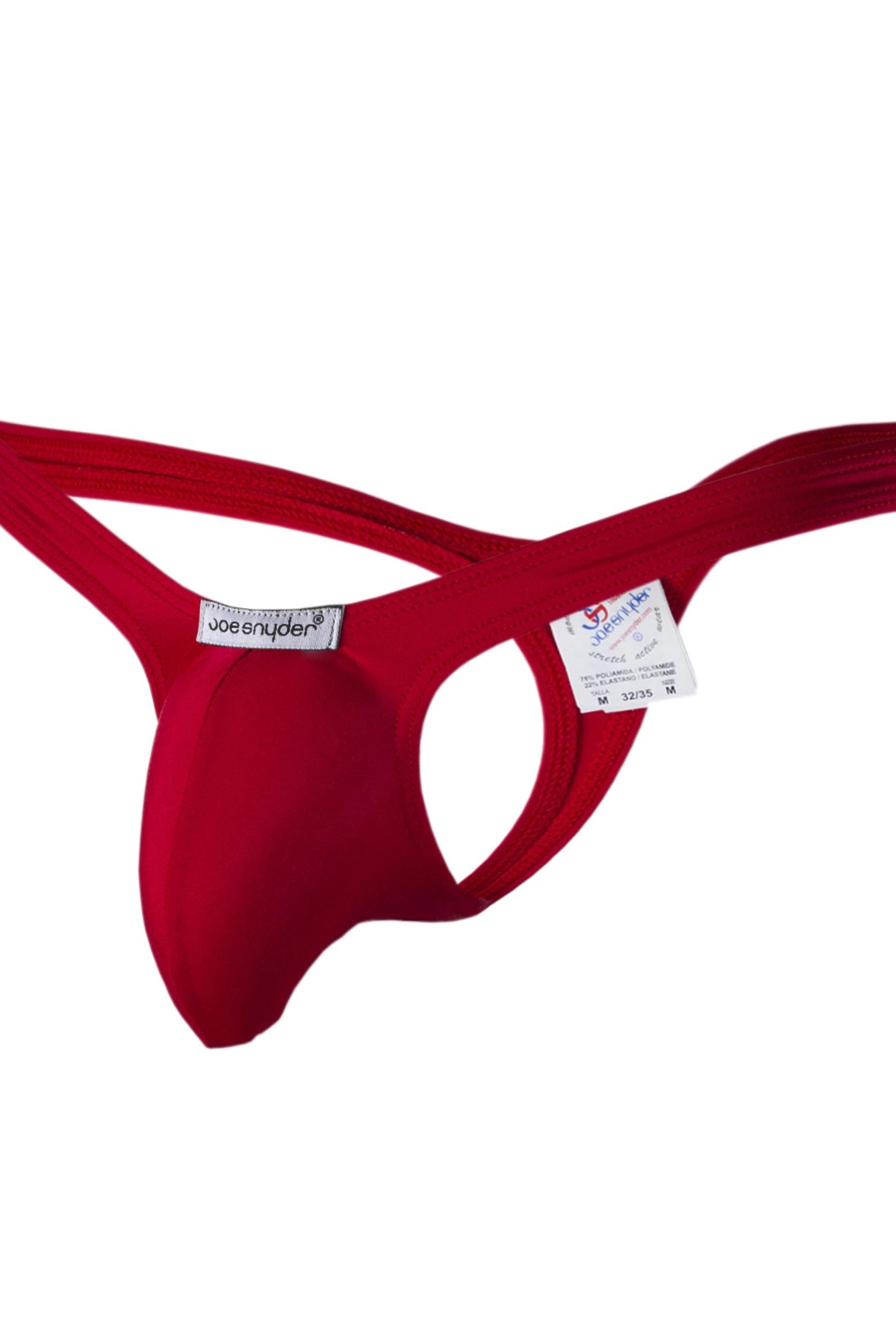 Joe Snyder Polyester Bulge Red Back VIew