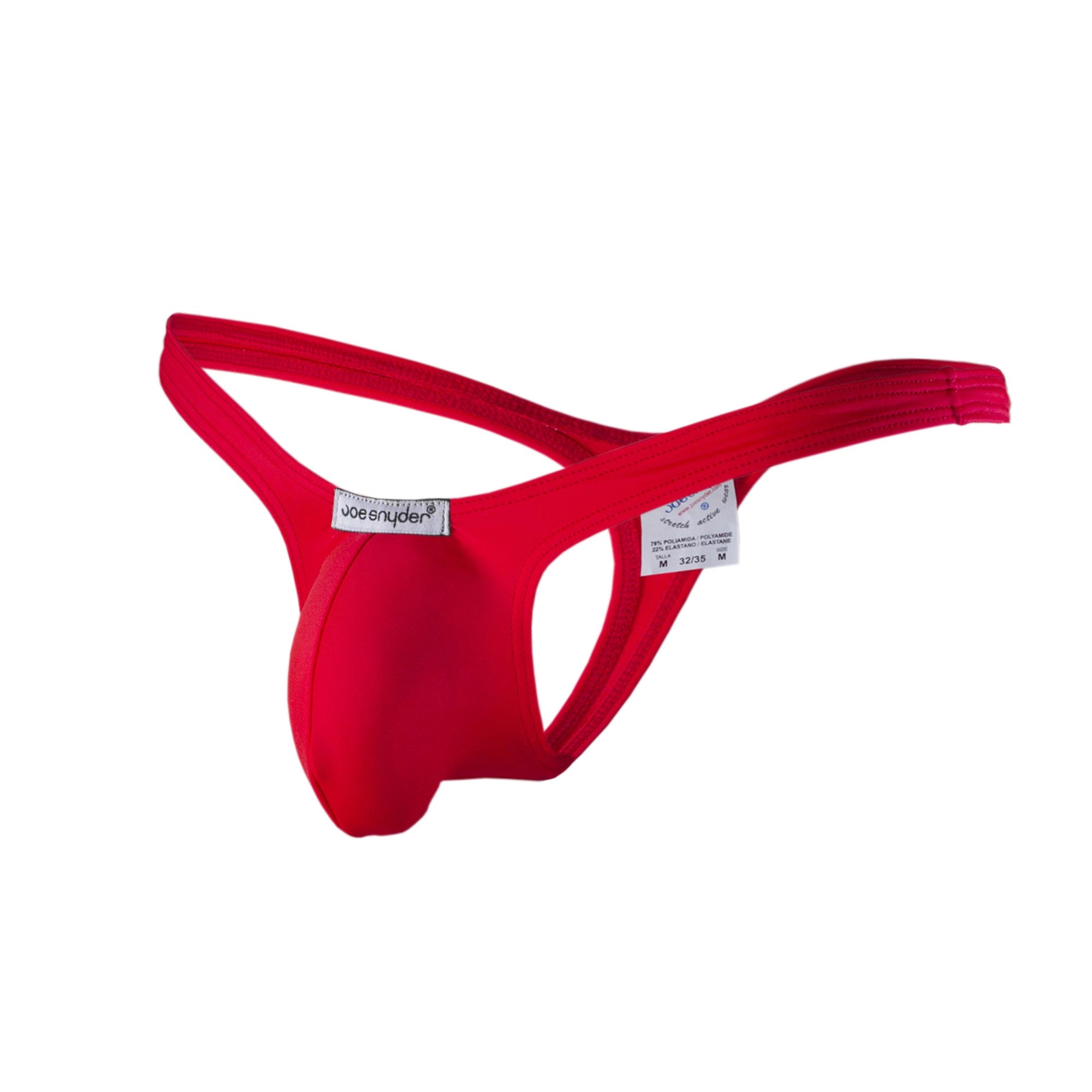 Joe Snyder Polyester Bulge Tanga Watermelon