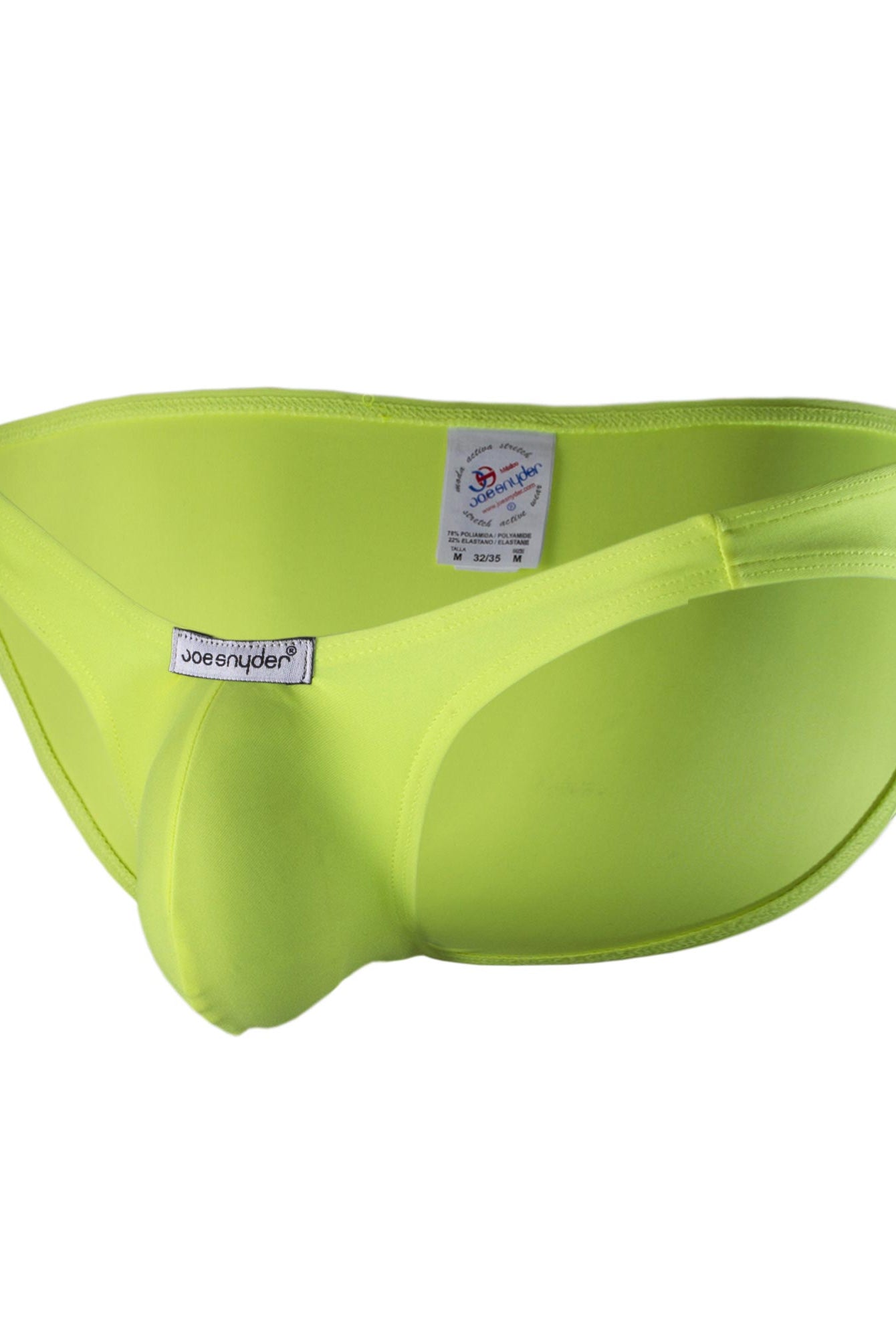 Joe Snyder Polyester Bulge Full Bikini Yellow