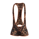 MOB Singlet-LaceBlackOrange-Medium