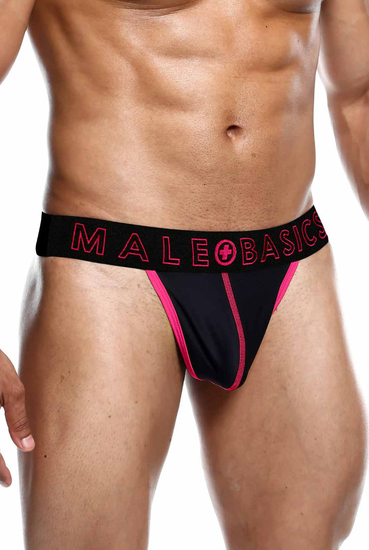 MaleBasics tanga in premium Tabita polyester, showcasing a bold design with a thick elastic waistband, designed for the modern man seeking both style and comfort.