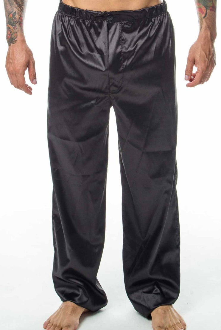 Premium satin weave pants offering unparalleled comfort and luxury, ideal for home relaxation and intimate moments.