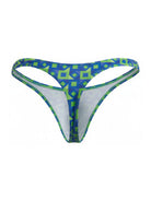 navy printed low-rise men's thong - CandyMan 99924 - view 2