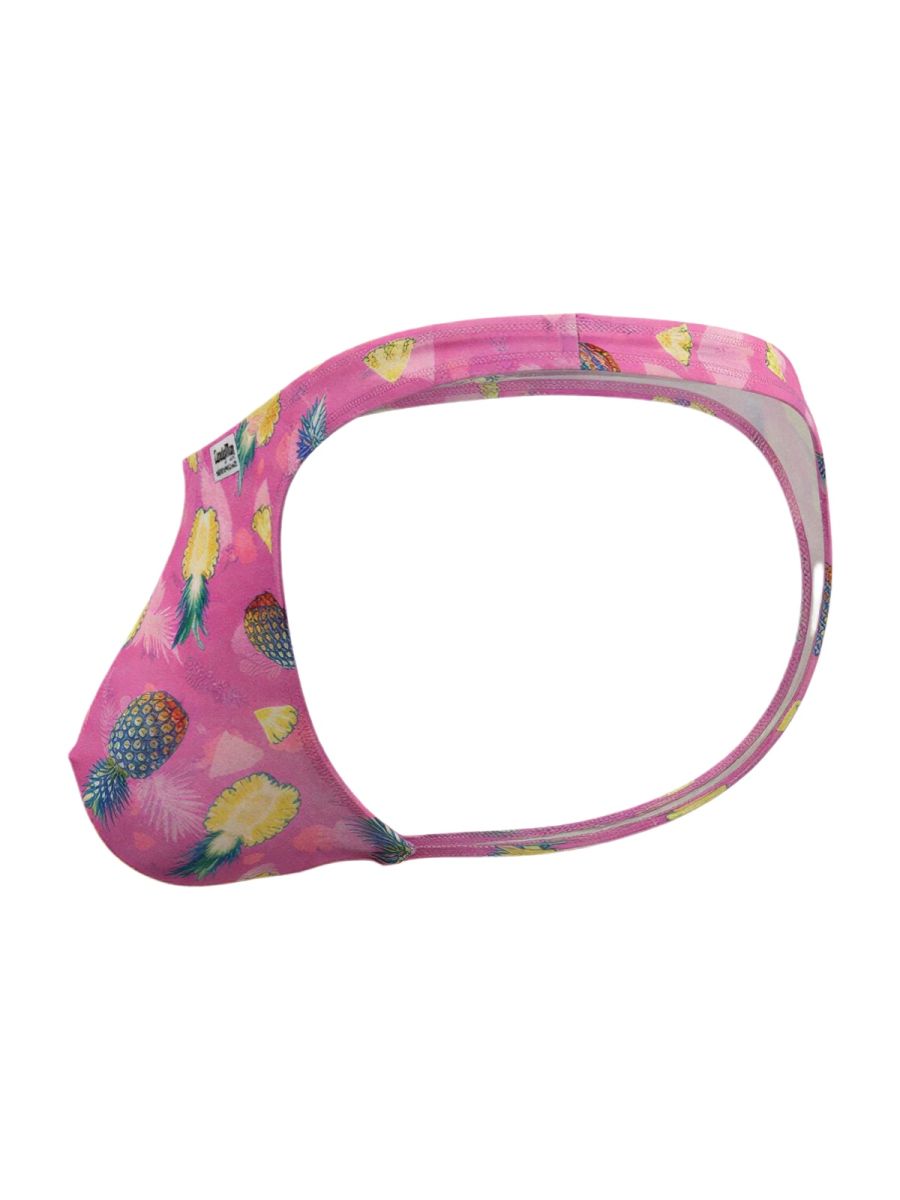 pink printed low-rise men's thong - CandyMan 99924 - view 3
