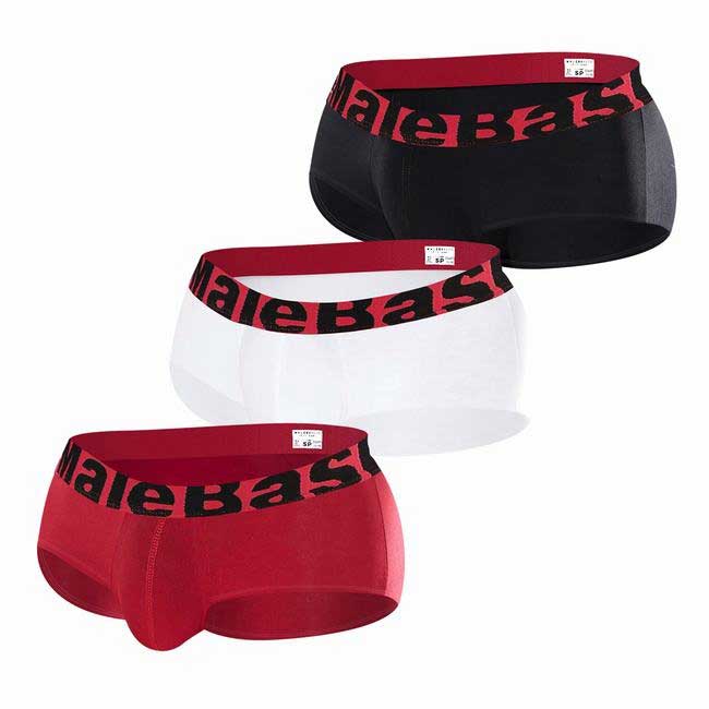 Mens Brief 3-Pack Multi MALEBASICS