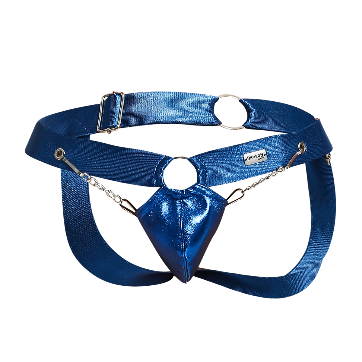 Chain Jockstrap Mirror Faux Leather by DNGEON