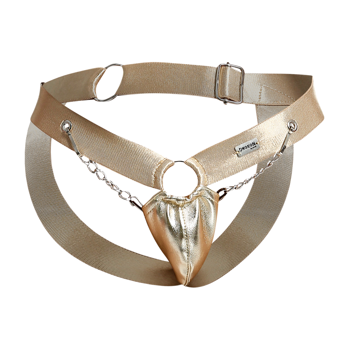 DNGEON Chain Jockstrap new colors-GoldenMirror-One Size