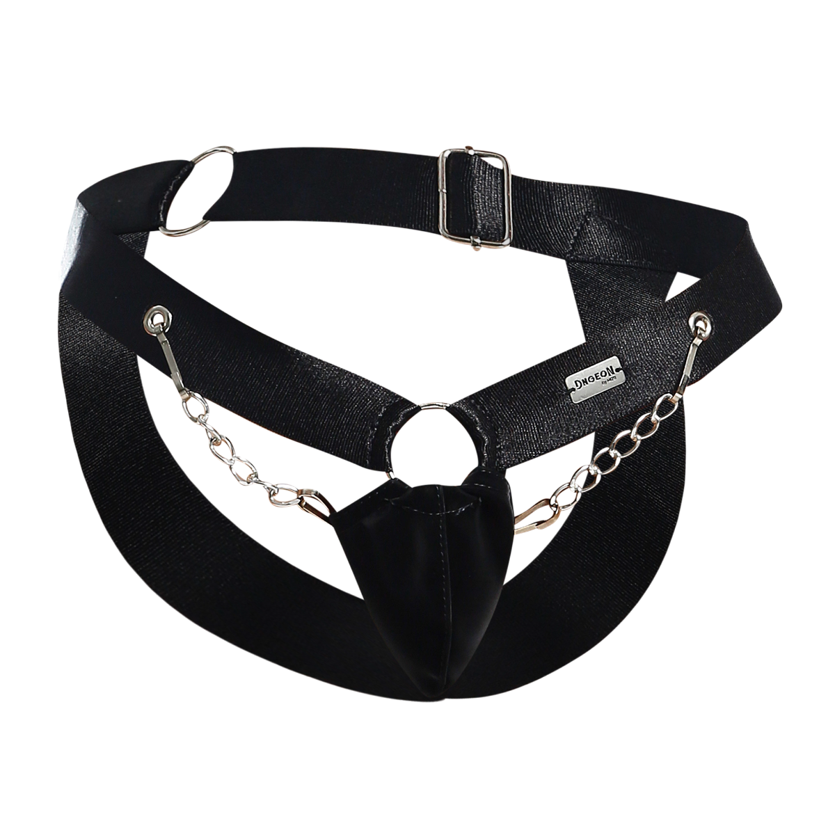 Chain Jockstrap Animal Faux Leather by DNGEON