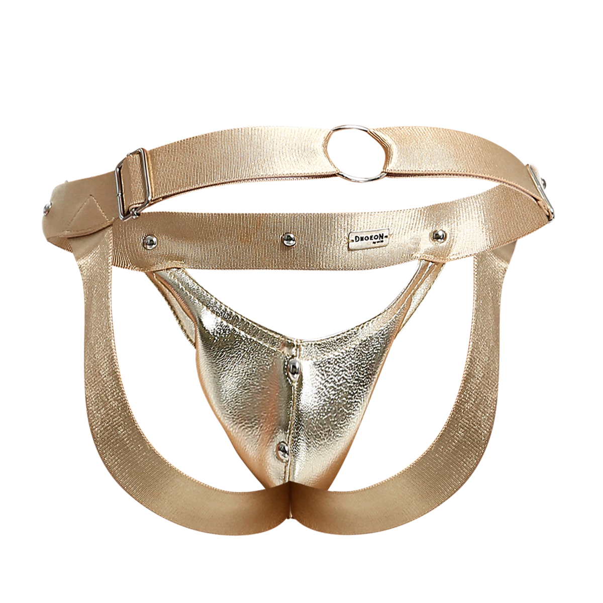 Peekaboo Jockstrap Mirror Faux Leather by DNGEON