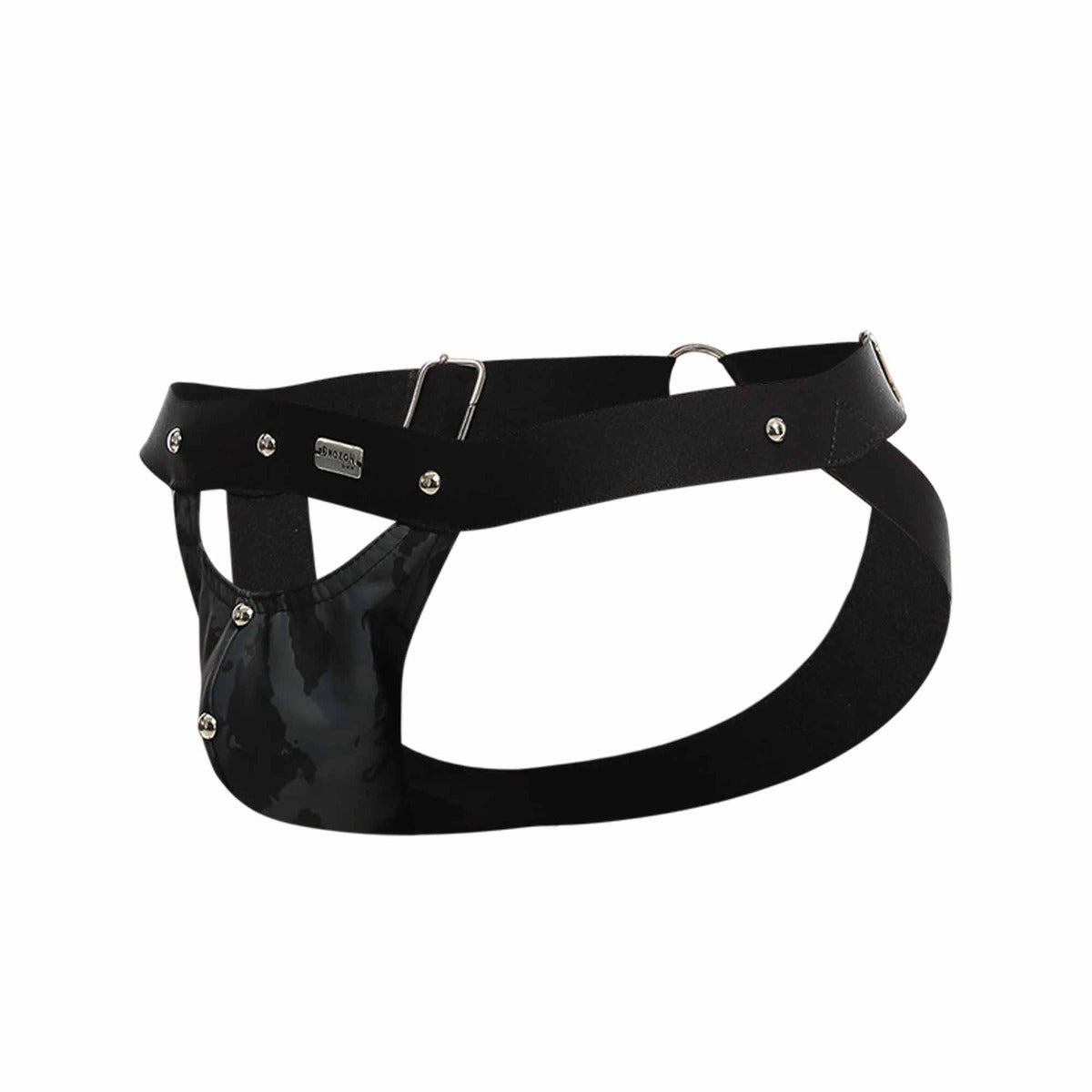 Peekaboo Jockstrap Faux Leather by DNGEON