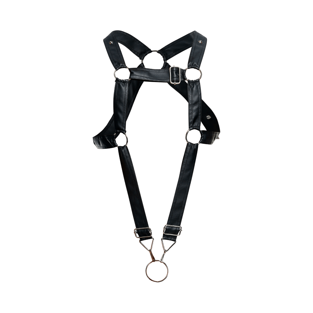 Cross Ring Harness Faux Leather by DNGEON