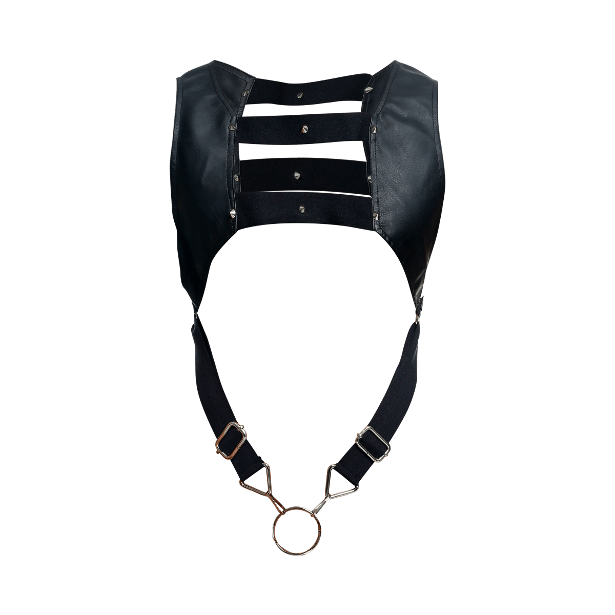 Croptop Harness Faux Leather by DNGEON