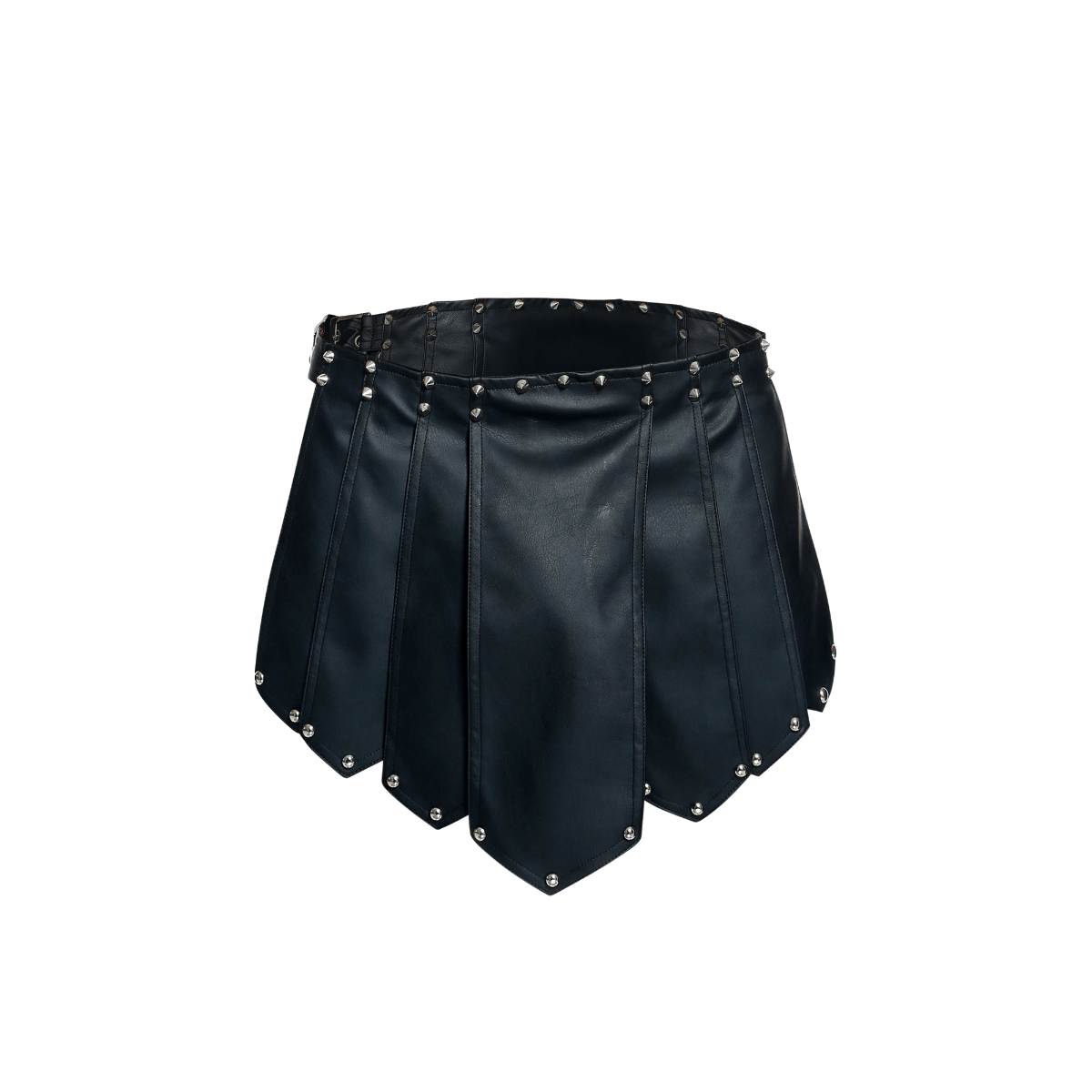 Roman Skirt Faux Leather by DNGEON