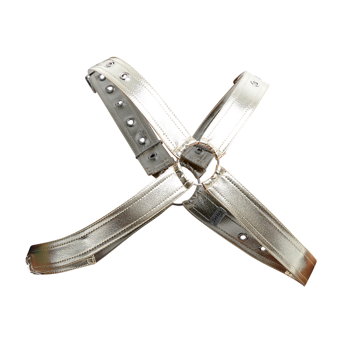 CLASSIC CROSS HARNESS Mirror Faux Leather by DNGEON