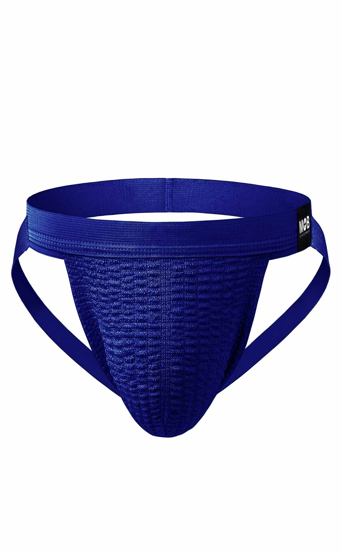 MOB Fetish Swim Jockstrap Blue 3D View