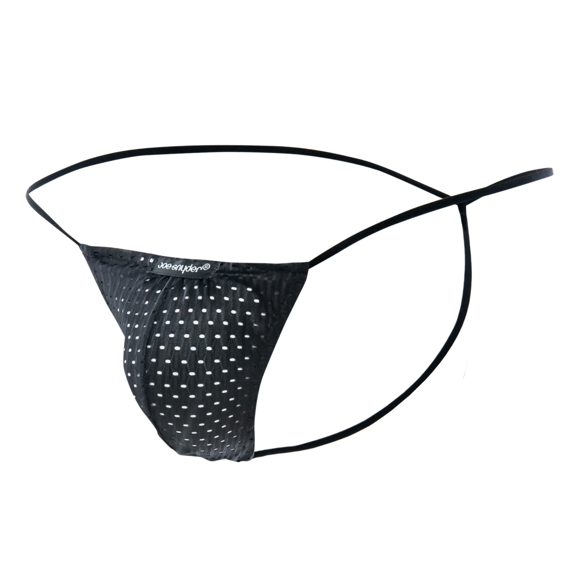 Joe Snyder G-String Holes-One Size-Black