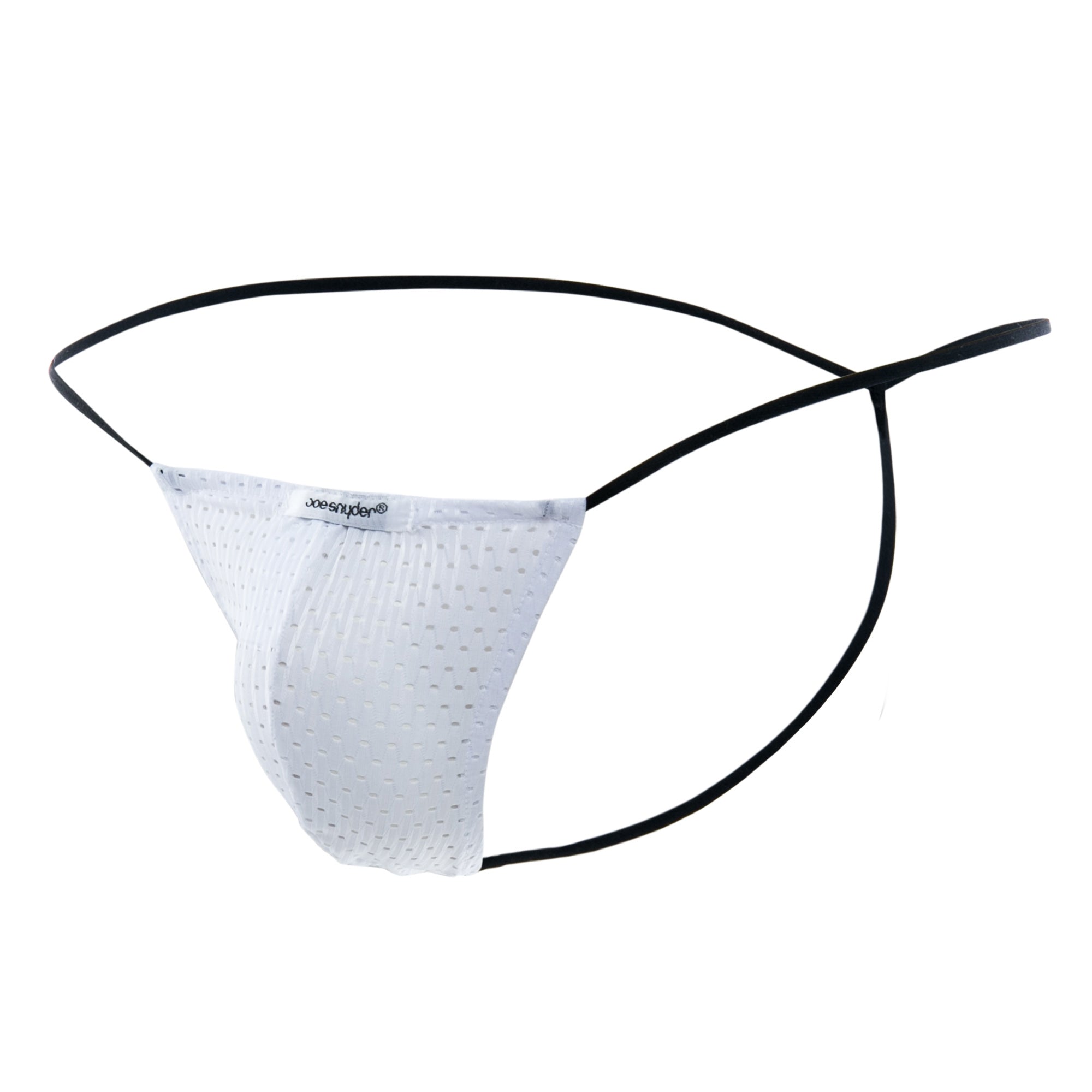 Joe Snyder G-String Holes-One Size-White
