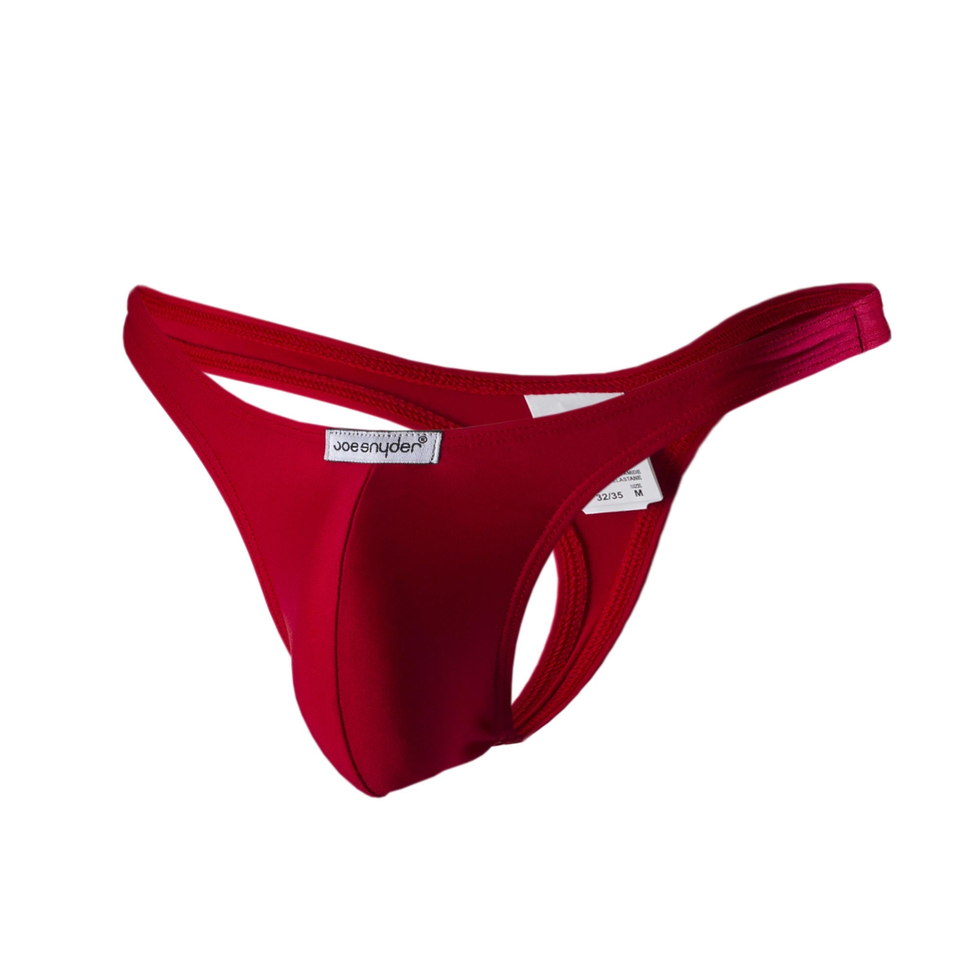 Joe Snyder Polyester Thong Red