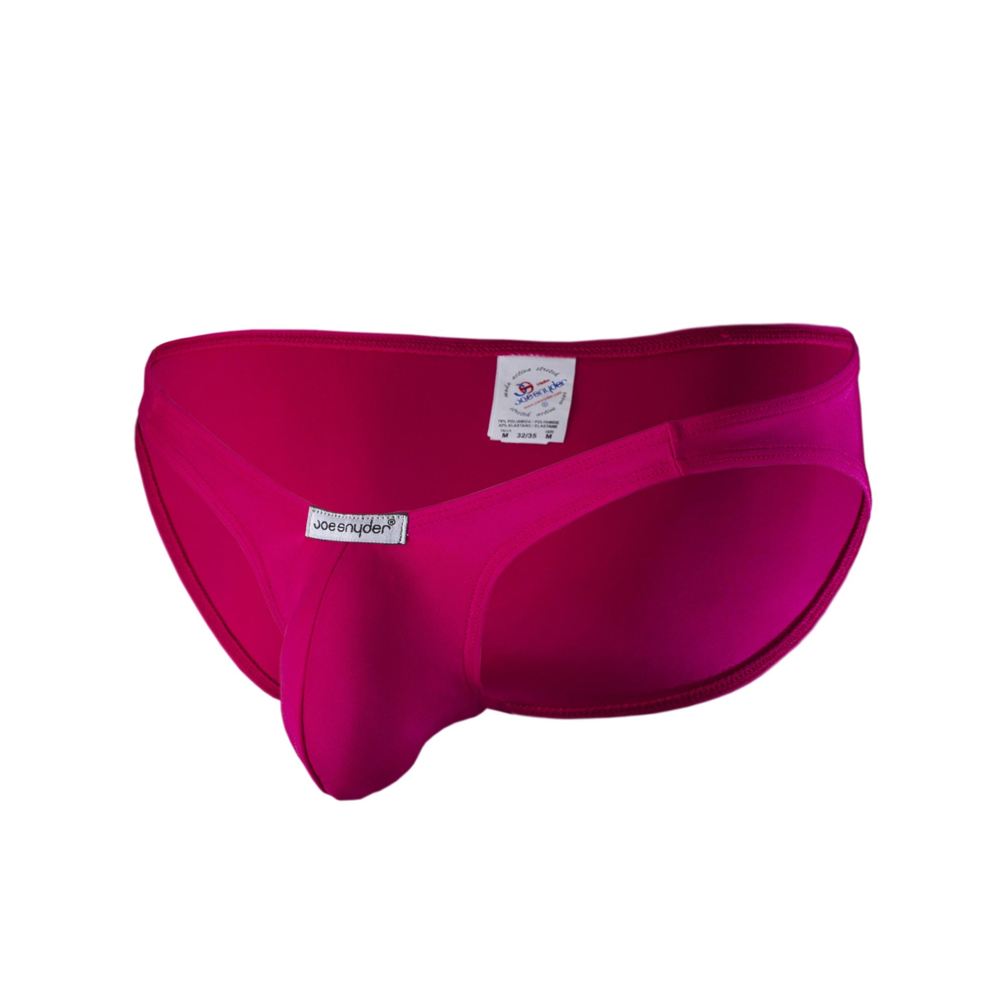 Joe Snyder Polyester Bulge Full Bikini Fuchsia  