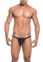 Joe Snyder Bulge Capri-Large-Black Mesh