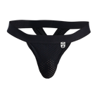 MOB Mesh Y Thong-Black-Large/X-Large