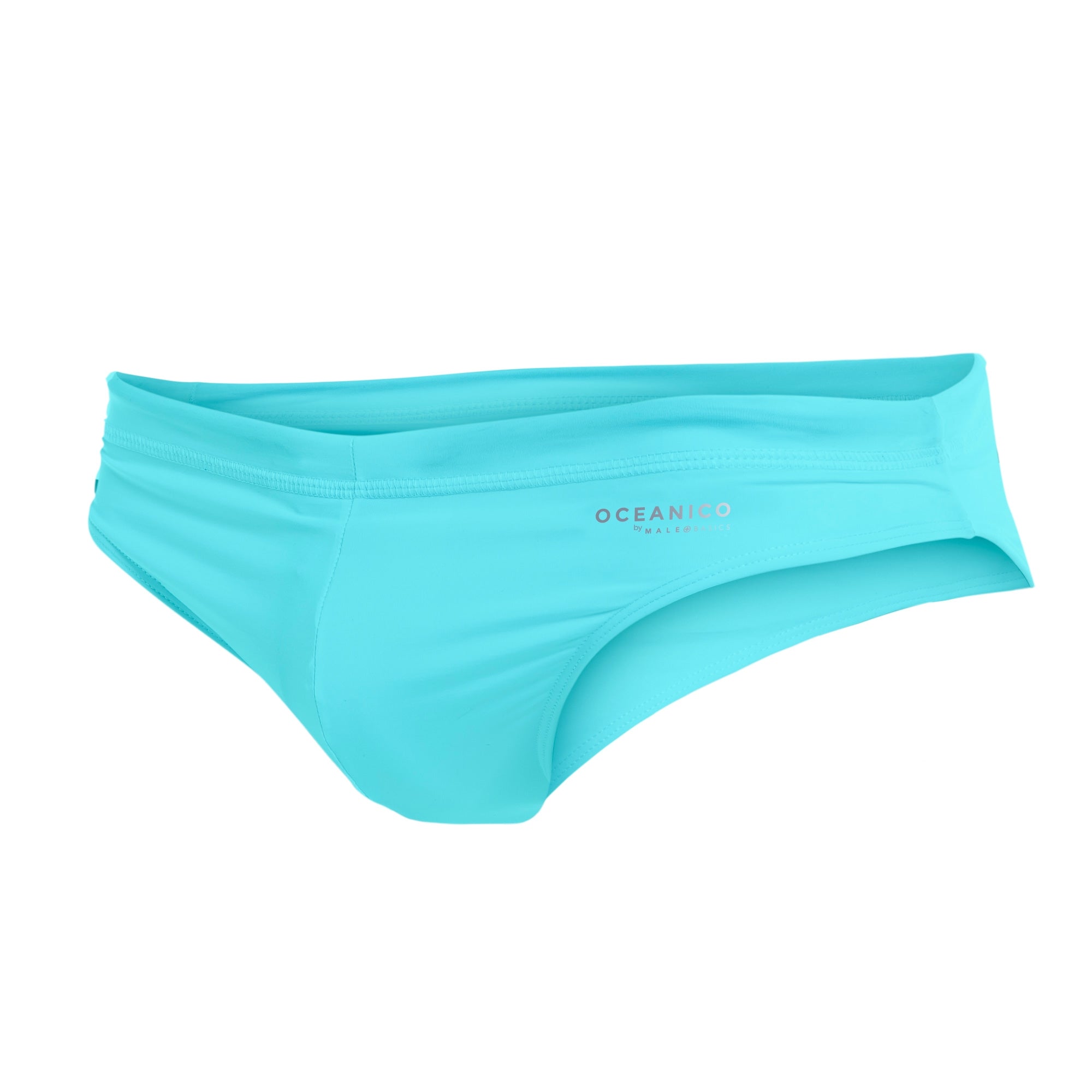 Oceanico Swim Briefs Turquoise Front View