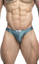 Justin+Simon Classic Men's Bikini in vibrant and classic colors, crafted with a stretchy, breathable fabric for optimal fit and comfort. Suitable for both swimwear and underwear with a non-see-through material. Available in sizes from small to 2XL, design