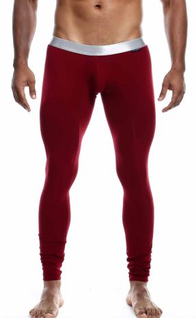 Classy modern design men's Long John made from soft premium cotton-rich fabric, designed for cold weather insulation with a snug fit, stretchy material, and ribbed bottom for optimal warmth and athletic performance.