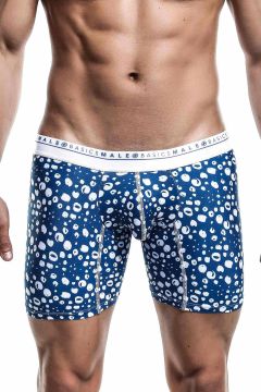 Malebasics New Hipster Boxer Brief Paros  front view color blue