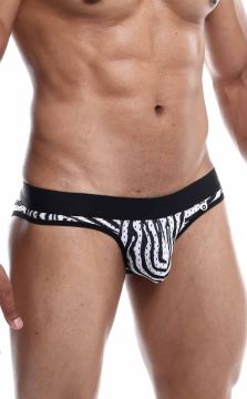 Sleek aero jock underwear showcasing minimal coverage, designed for discreet wear and emphasizing a pronounced rear, complemented by a comfortable front pouch.