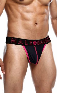 MaleBasics tanga in premium Tabita polyester, showcasing a bold design with a thick elastic waistband, designed for the modern man seeking both style and comfort.