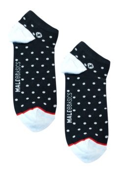 MaleBasics Ankle Sock-Dotted